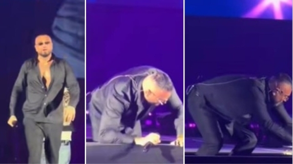 Guè Pequeno cade in una botola sul palco durante il concerto al Forum di Assago
