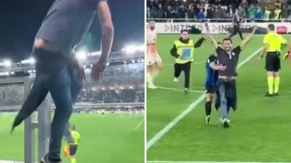 Atalanta-Roma, l'invasione di campo del tifoso dopo il gol di Sulemana e la rabbia di Mile Svilar