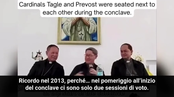 Tagle e il 'segreto' delle caramelle al Conclave: «Ne ho data una anche a Prevost per calmarlo dopo l'elezione»