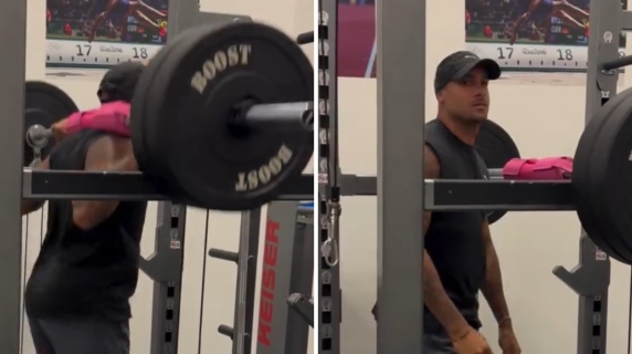 Marcel Jacobs, ecco l'allenamento (impressionante) in palestra con i pesi