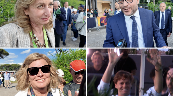 Politici, registi e attori, da Lorenzo Fontana a Laura Mattarella: ecco chi c'era a vedere Sinner-Alcaraz
