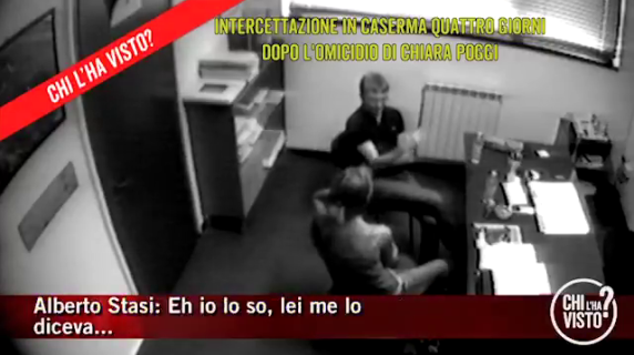 Alberto Stasi e Stefania Cappa intercettati in caserma dopo l'omicido di Chiara Poggi: «Forse una rapina», a «Chi l'ha visto?» il nuovo video inedito