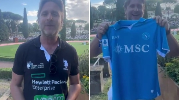 Piazza di Siena, Fabrizio Facello da Napoli a Roma: «Un piede nella staffa e il cuore per lo scudetto partenopeo»