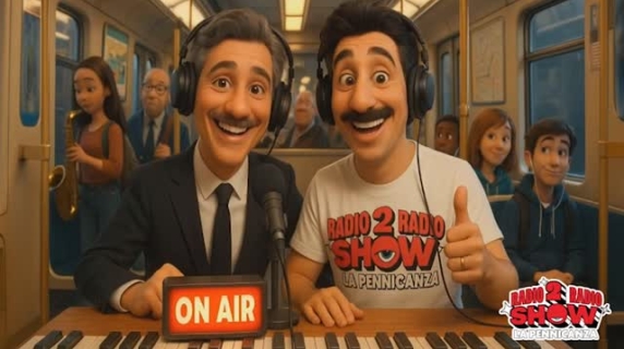 Fiorello videochiama Amadeus e scherza: «Sei tornato in Rai per mezzo minuto»