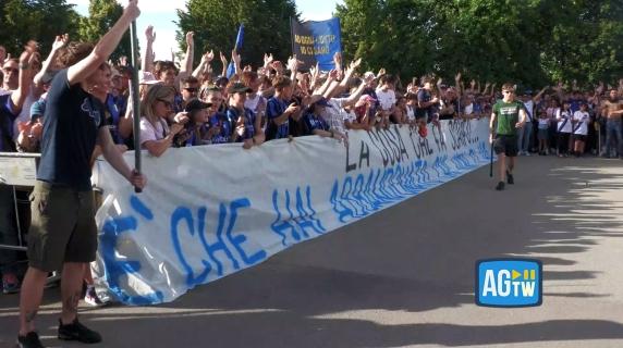 Champions, la protesta della Curva Nord dell'Inter dopo lo stop ai biglietti