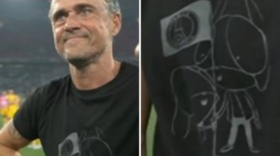 Luis Enrique e l'omaggio alla figlia Xana morta a 9 anni: ecco qual è il significato del disegno sulla t-shirt indossata in finale di Champions