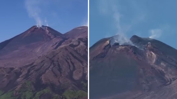 L’Etna cambia il suo profilo: le immagini girate dal drone sul cratere collassato dopo la violenta eruzione