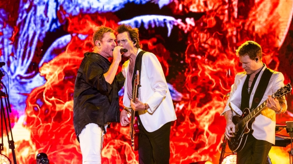 Duran Duran al Circo Massimo, ecco le immagini dello show con atmosfere anni Ottanta