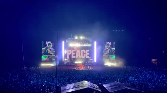 L'appello per la pace di Elisa: la bandiera della Palestina al suo concerto a San Siro