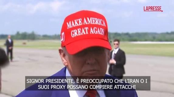 Usa, Trump ai giornalisti: «Anche voi siete in pericolo mentre parlate con me»