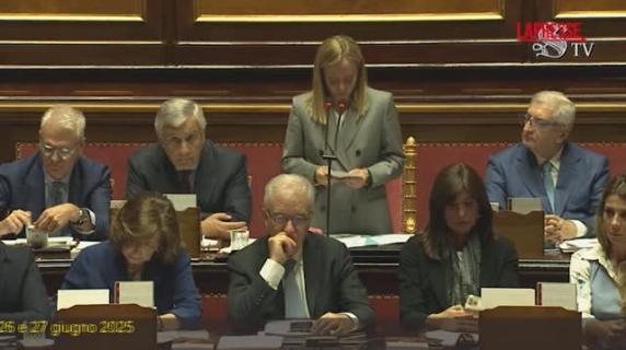 Meloni: «Riarmo? La penso come i romani, 'si vis pacem, para bellum'»