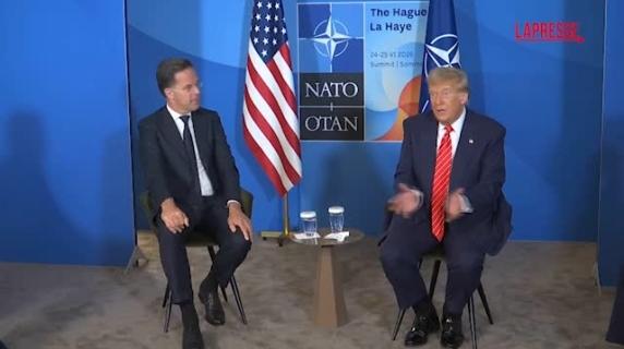 Trump sulla guerra Israele-Iran: «Hanno litigato come due bambini». E Rutte: «Paparino a volte deve usare toni forti»
