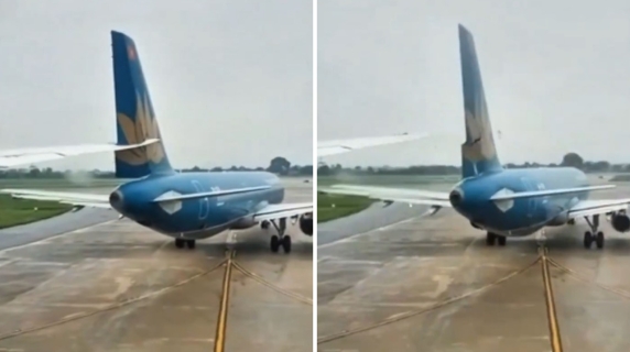 Collisione tra due aerei in fase di decollo in Vietnam: il Boeing trancia di netto il timone con un'ala