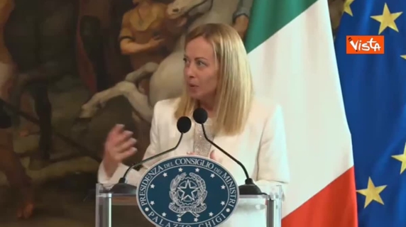 Dazi, Meloni: «Necessario raggiungere accordo vantaggioso per Ue e Usa entro il primo agosto»