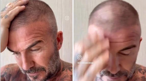 Beckham sbaglia il taglio di capelli 'fai da te' e la moglie Victoria lo prende in giro: «Cos'hai fatto? Sarò onesta: è orribile»