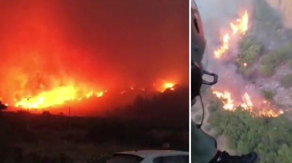 Sicilia, in fiamme la riserva naturale dello Zingaro