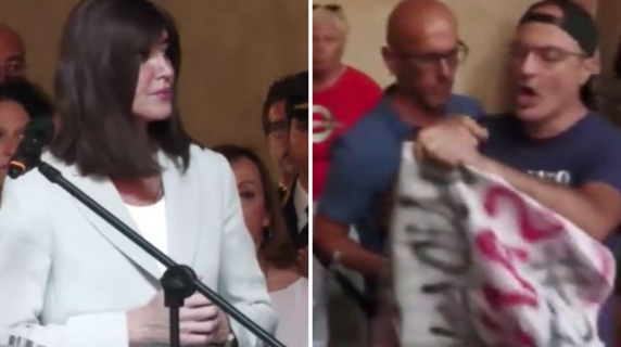 Strage di Bologna, contestata la ministra Bernini: «Non crediamo alla solidarietà del governo»