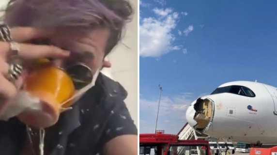 Madrid, aereo Iberia colpito da un uccello costretto all'atterraggio d'emergenza: lo squarcio sul muso. Paura a bordo