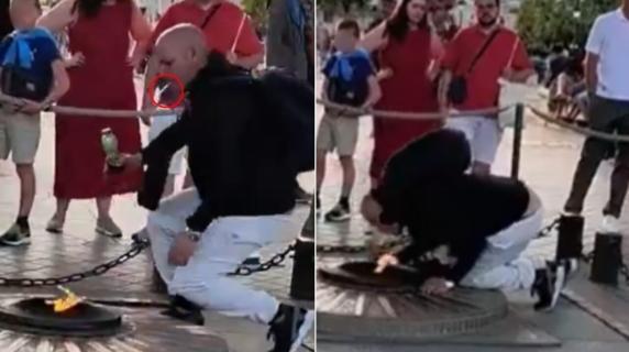 Parigi, si accende la sigaretta al monumento del milite ignoto: arrestato