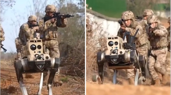I robot «lupo» schierati al fianco dei militari in carne ed ossa, il video delle esercitazioni in Cina: «Un giorno sostituiranno i soldati»