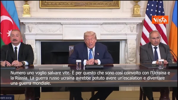 Trump: «Tra Putin e Zelensky poteva scoppiare una guerra mondiale ma io ho fermato escalation»