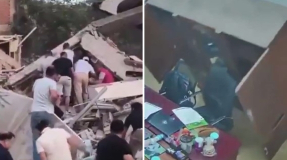 La terra trema in Turchia: il momento in cui il sisma ha scosso l'ovest del Paese e il salvataggio di un uomo intrappolato sotto le macerie