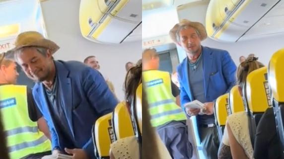 Ryanair in ritardo per Paolo Ruffini: il video scatena il dibattito sui social