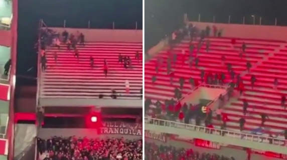 Gravi violenze nella Copa sudamericana, feriti negli scontri tra tifosi: match annullato