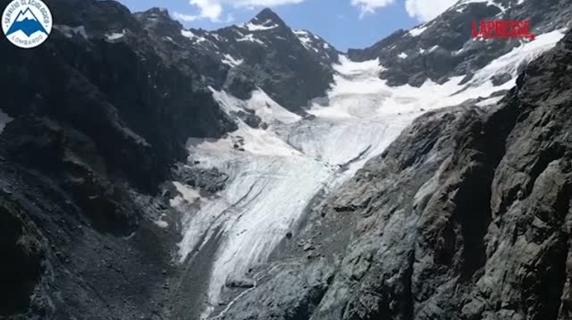 In Lombardia il ghiacciaio Ventina si è sciolto troppo: «I geologi non sanno più come misurarlo»