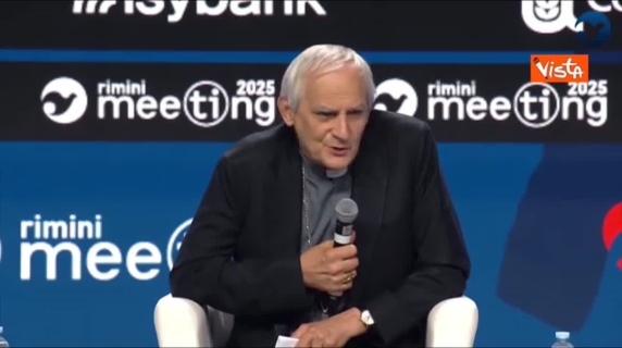 Il cardinale Zuppi al Meeting di Rimini: «La sussidiarietà è l'alleanza sociale, è il pensarsi insieme»