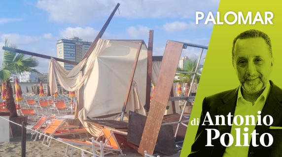 Piove sul Papeete. E la Lega scopre il cambiamento climatico