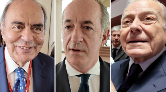 «È rimasto solo lei dei volti storici...» e Vespa: «Questa è una domanda necrologio»