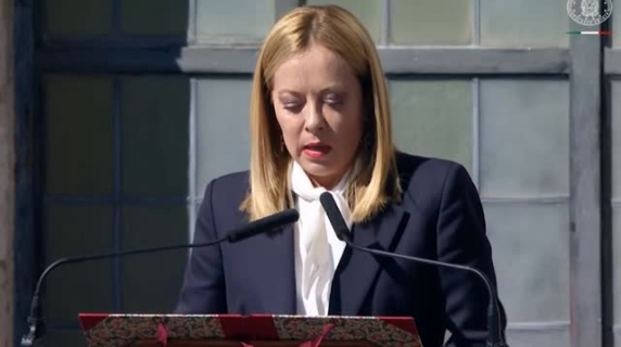 Assisi, Meloni: «Piano di pace Usa è una luce che squarcia le tenebre guerra»