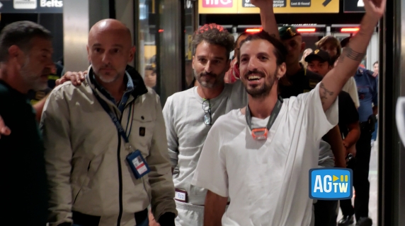Roma, il rientro degli ultimi attivisti della Global sumud flotilla. La Piccirella: «È solo l’inizio. Magari la prossima volta saremo cinquemila»
