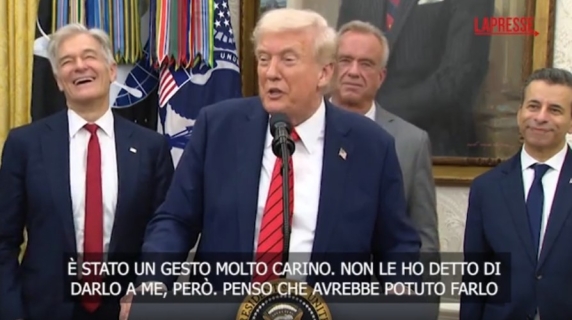 Trump e il Nobel per la Pace mancato: «Ho parlato al telefono con Machado, anche lei ha detto che lo meritavo io»