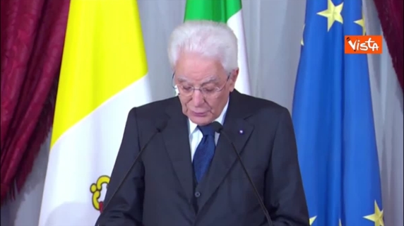 Mattarella sul Medio Oriente: «Rilanciare soluzione due popoli due Stati»