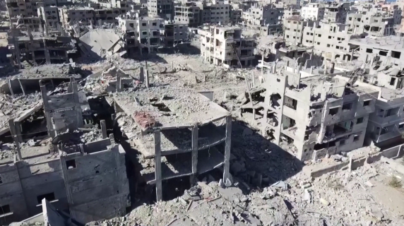 La distruzione di Gaza City nelle immagini riprese dal drone