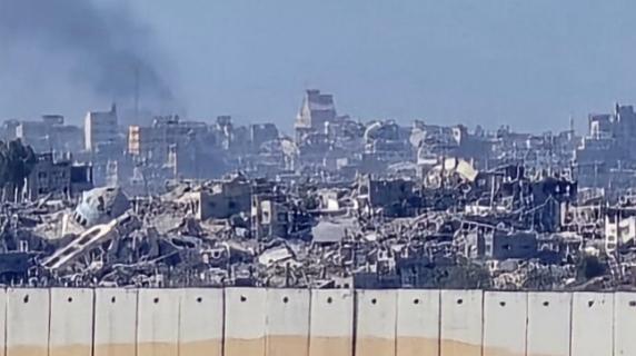 La città di Beit Lahia completamente distrutta, il video girato al confine con la Striscia di Gaza