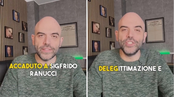 Roberto Saviano: «L'attacco a Sigfrido Ranucci è frutto di anni di delegittimazione, è stato trasformato in un bersaglio pubblico»