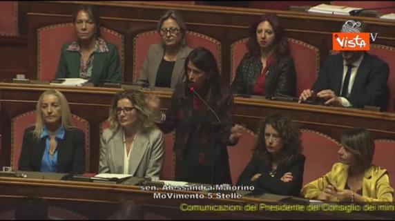 Bagarre in Senato per le parole di Maiorino (M5s): «Gaza? Lei è la cheerleader di Trump, tenga la schiena dritta»