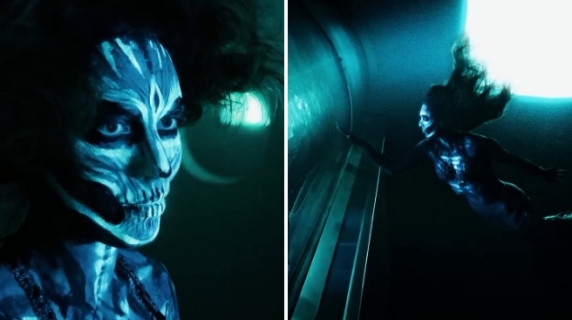 Lo spaventoso Halloween sott'acqua della campionessa di apnea Paola Zanaga