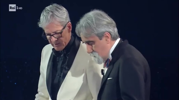 Peppe Vessicchio e la gag con Baglioni a Sanremo: «Lei è un eversivo»