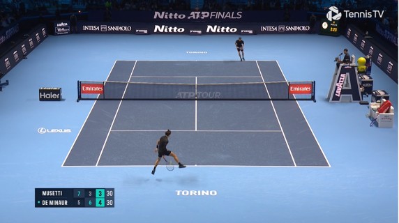 Musetti-De Minaur, lo scambio è uno spettacolo: è questo il punto del torneo?
