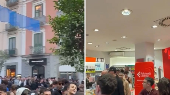 Capo Plaza dopo 7 anni torna nella sua Salerno: lo accoglie una folla di fan