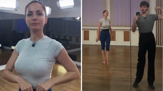 Andrea Delogu torna in pista: su Instagram il video delle prove per Ballando con le stelle