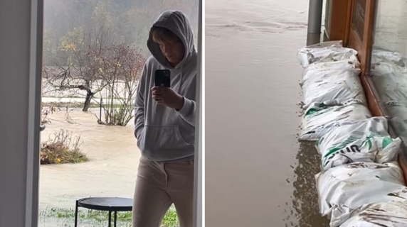 Il video della chef Antonia Klugmann: il ristorante allagato dopo l'ondata di maltempo a Gorizia