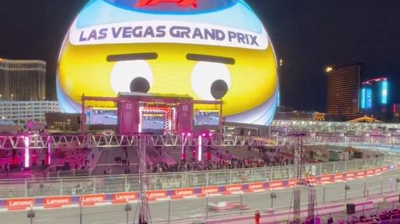 F1 a Las Vegas: la Sphere ‘guarda’ le prove e Norris vola nella seconda sessione