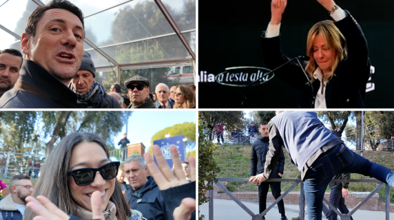 L'arrivo di Giambruno, il ballo di Meloni e il salto di Salvini: il videoracconto della chiusura di Atreju