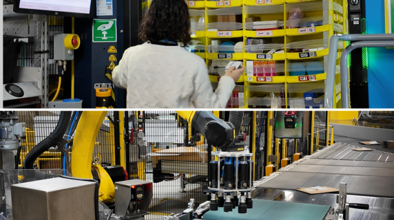 Cosa succede nel magazzino di Amazon dal «compra ora» all’uscita del pacco: robot, lavoro e stipendio base da 1.876 euro