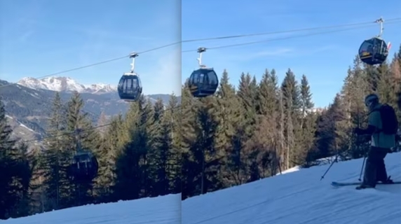 Cabinovia fuori controllo in Tirolo: il video del dondolio estremo che spaventa il web (ma i responsabili tranquillizzano)
